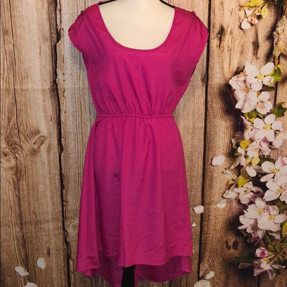 ☀️🏄‍♀️NWT HI/LO Hot Pink Shirt Dress☀️🏄‍♀️